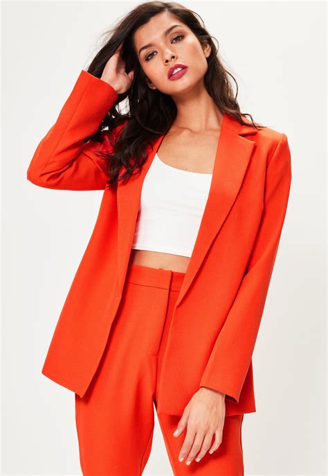 Womens Orange Blazer (1) 